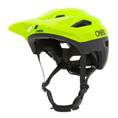Oneal Trailfinder Bicycle Helmet - Split Neon Yellow