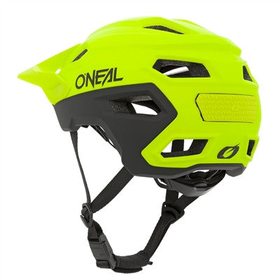 Oneal Trailfinder Bicycle Helmet - Split Neon Yellow