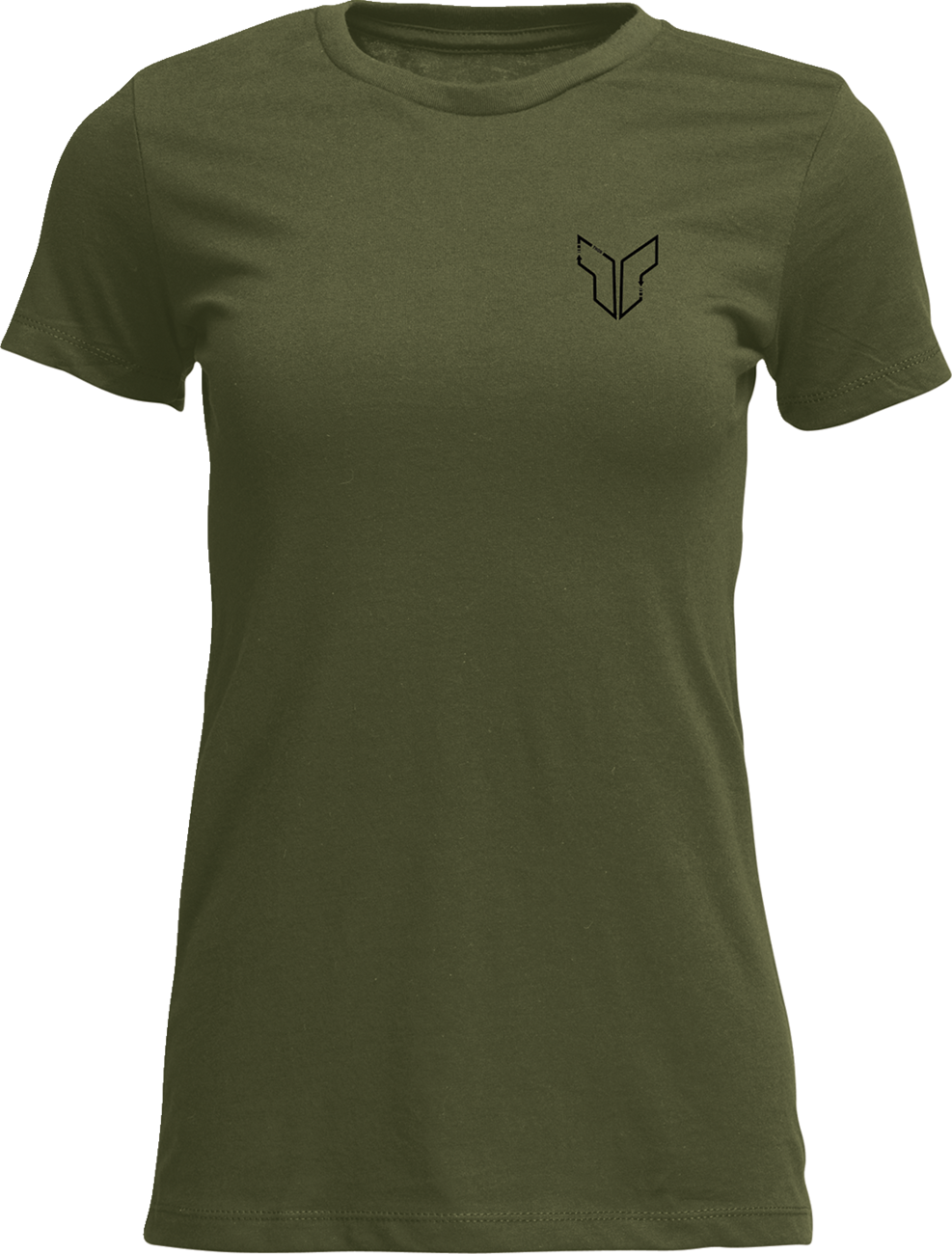Thor Womens Patched Up T-Shirt Military Green