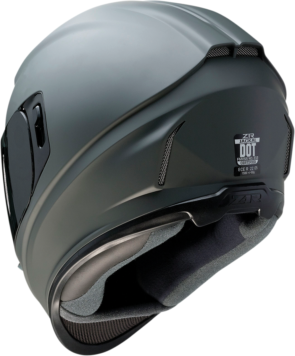 Z1R Jackal Smoke Full Face Helmet Primer Gray