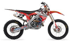 Factory Effex DX1 2012 Two Two Motorsports Team Graphics and Number Backgrounds
