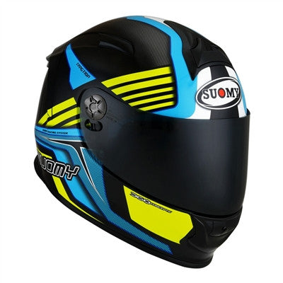 Suomy SR Sport Attraction Racing Helmet - Blue/Yellow