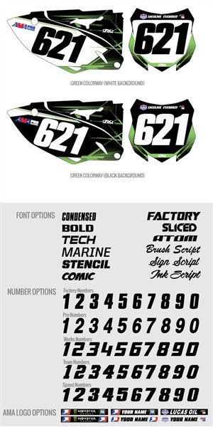 Factory Effex DX1 Kawasaki Two Two Backgrounds