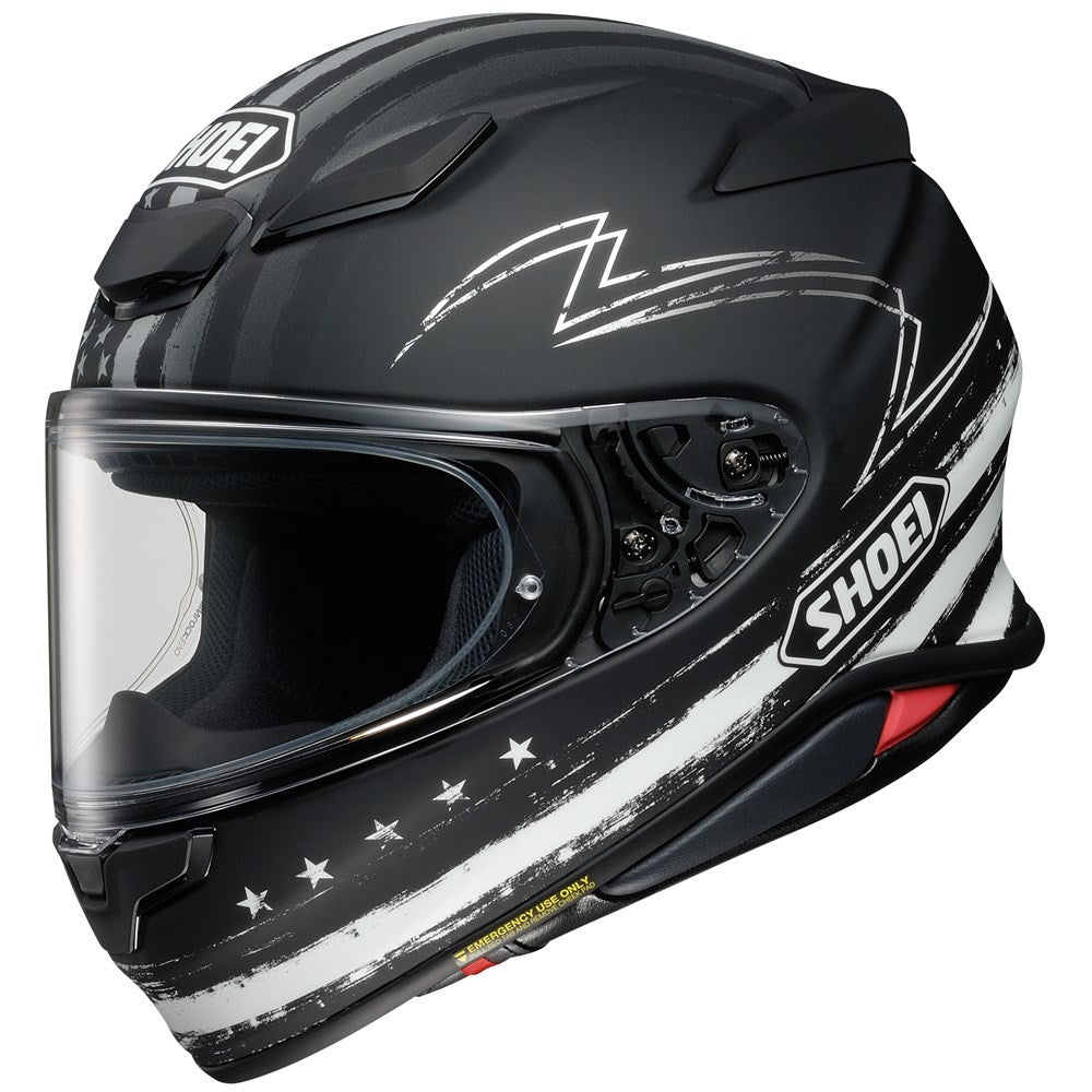 open face helmet shoei Shoei RF-1400 Faust Full Face Helmet – Motocrossgiant