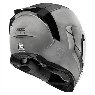 Icon Airflite Quicksilver Full Face Helmet - Silver