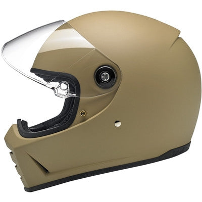 Biltwell Lane Splitter Full Face Helmet - Flat Coyote Tan