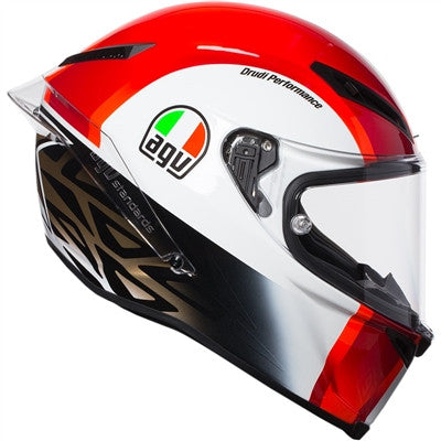 AGV SIC58 Corsa R Full Face Helmet - Red/White