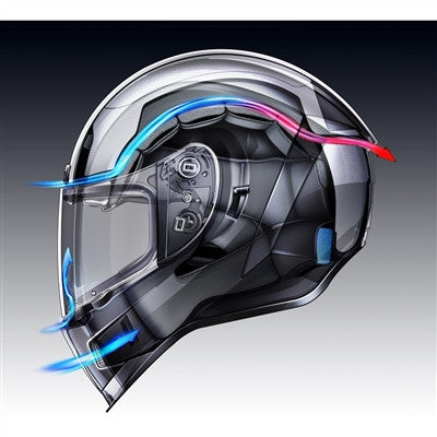 Icon Airform Conflux Full Face Helmet - Pink