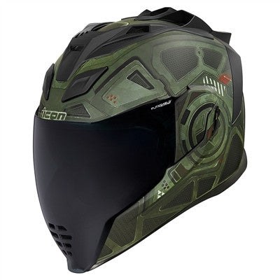 Icon Airflite Full Face Helmet - Blockchain Green