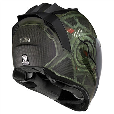 Icon Airflite Full Face Helmet - Blockchain Green