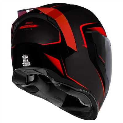Icon Airflite Crosslink Full Face Helmet - Red
