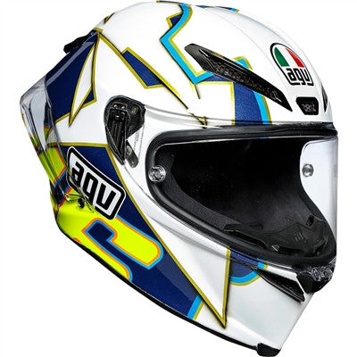 agv corsa helmet white AGV Pista RR Limited Edition World Title 2003 Full Face Carbon Helmet White available at Motocross Giant – Motocrossgiant