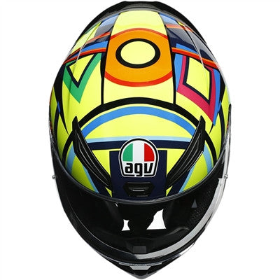 AGV K1 Soleluna 2017 Full Face Helmet - Black/Yellow