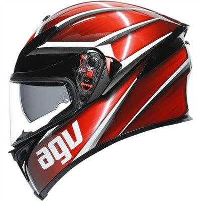 AGV K5 S Tempest Full Face Helmet - Black/Red
