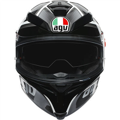 AGV K5 S Tempest Full Face Helmet - Black/Silver