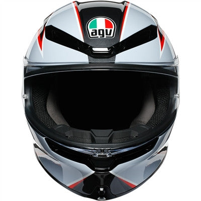 AGV K6 Flash Full Face Helmet - Black/Grey/Red