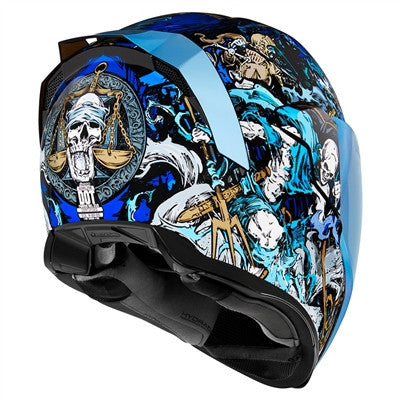Icon Airflite Full Face Helmet - 4Horseman Blue
