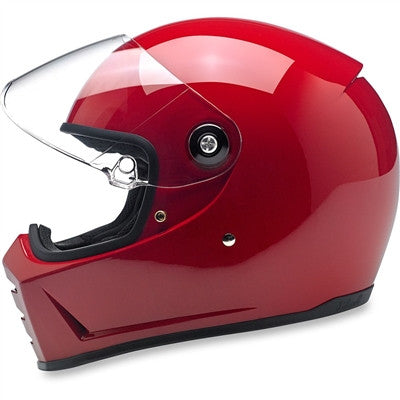 Biltwell Lane Splitter Full Face Helmet - Gloss Blood Red