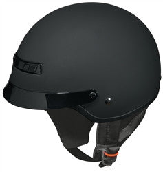Z1R Nomad Solids Open Face Helmet - Rubatone Black