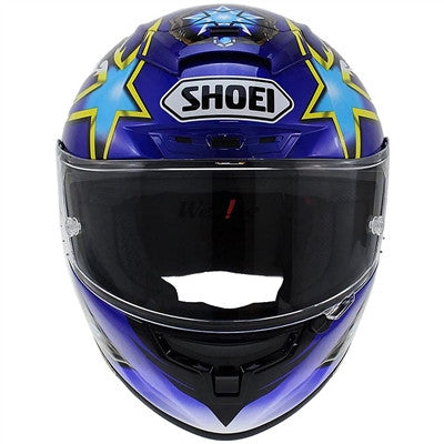 Shoei Limited Edition X-14 Norick '04 TC-2 Full Face Helmet - Blue/Red