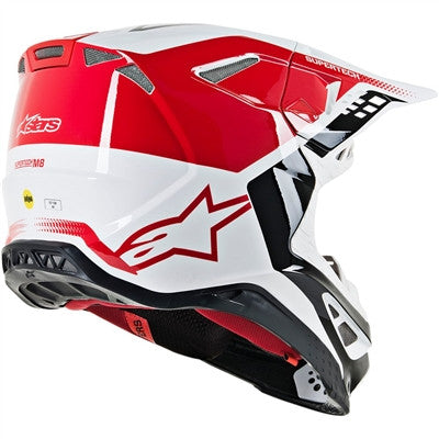 Alpinestars 2020 S-M8 Triple Helmet - Red/White