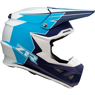 Z1R FI Hysteria Offroad MIPS Helmet - Blue/White
