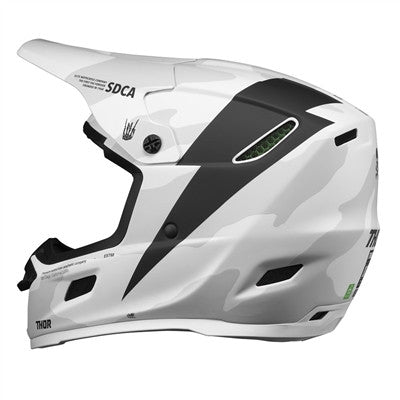 Thor Reflex Cast Offroad Helmet - White/Black