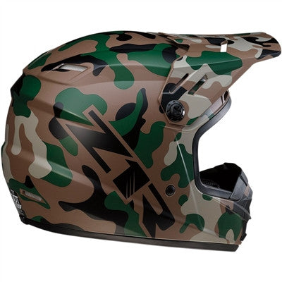 Z1R Youth Rise Camo Offroad Helmet - Woodland