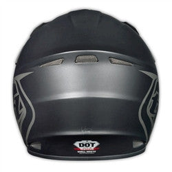 Troy Lee Designs 2017 Air Midnight Helmet - Matte Black - Small