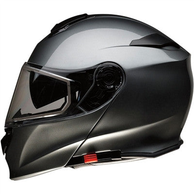 Z1R Solaris Modular Snow Helmet with Dual Pane Shield - Dark Silver