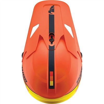 Thor 2021 Youth Sector Racer Replacement Visor - Orange/Midnight
