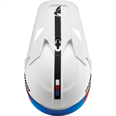 Thor 2021 Youth Sector Racer Replacement Visor - White/Blue/Red