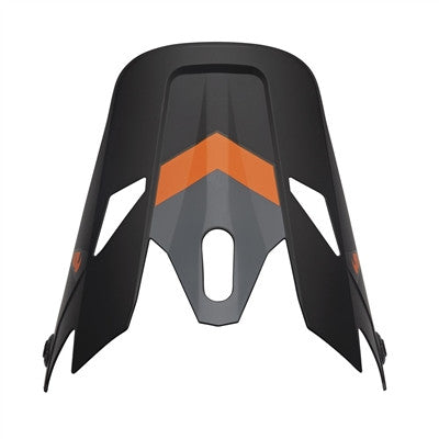 Thor Sector Chev Replacement Visor - Charcoal/Orange