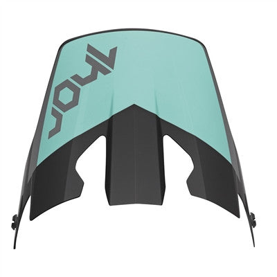 Thor Reflex Cube Replacement Visor - Black/Mint