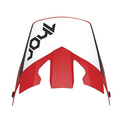 Thor Reflex Cube Replacement Visor - Red/Black