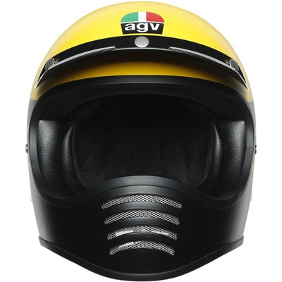 AGV X101 Dust Offroad Helmet - Black/Yellow