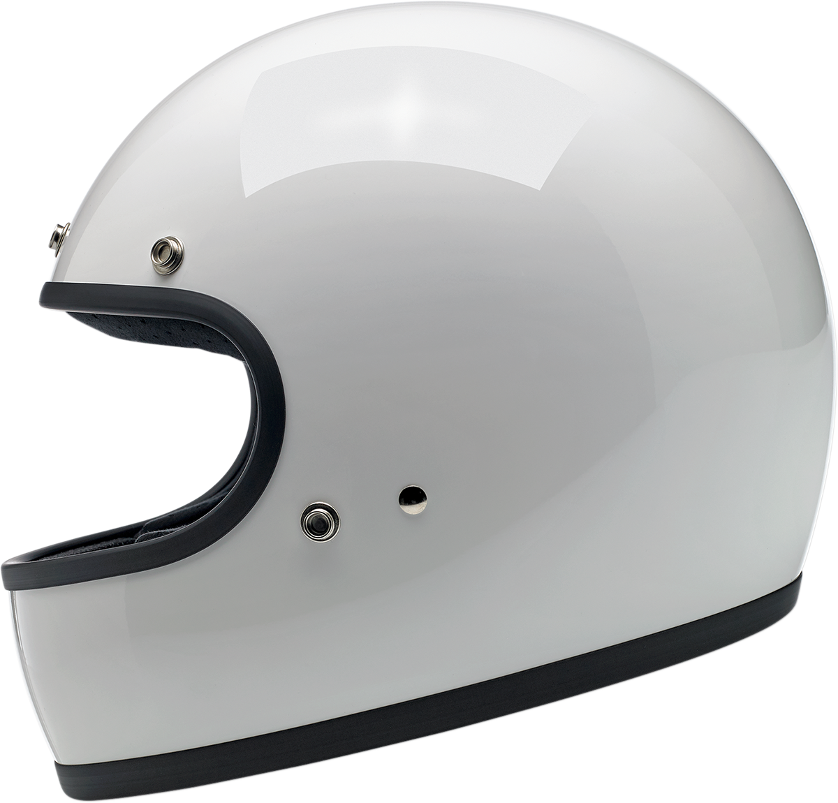 Biltwell Gringo Full Face Helmet Gloss White
