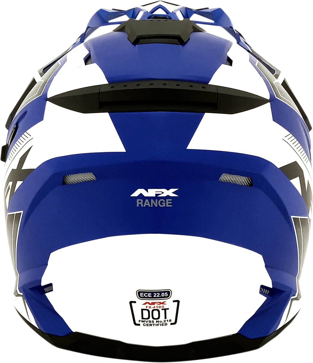 AFX FX-41 Dual Sport Adventure Helmet Range Matte Blue