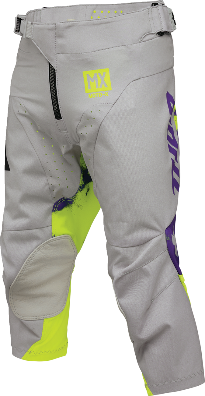 Thor 2026 Youth Launchmode Bleach Gray/Acid Jersey Pant Combo