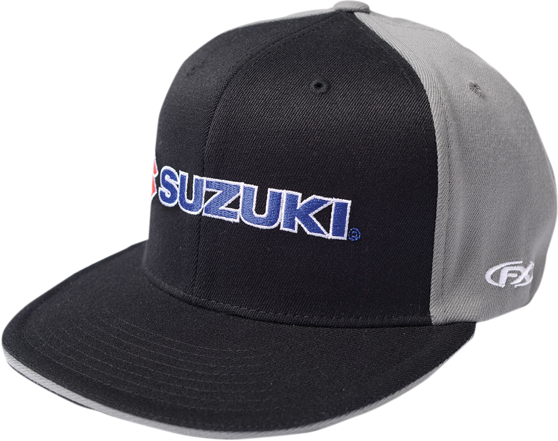 Factory Effex Suzuki Team Flex-Style Hat Black-Gray