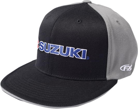 Factory Effex Suzuki Team Flex-Style Hat Black-Gray