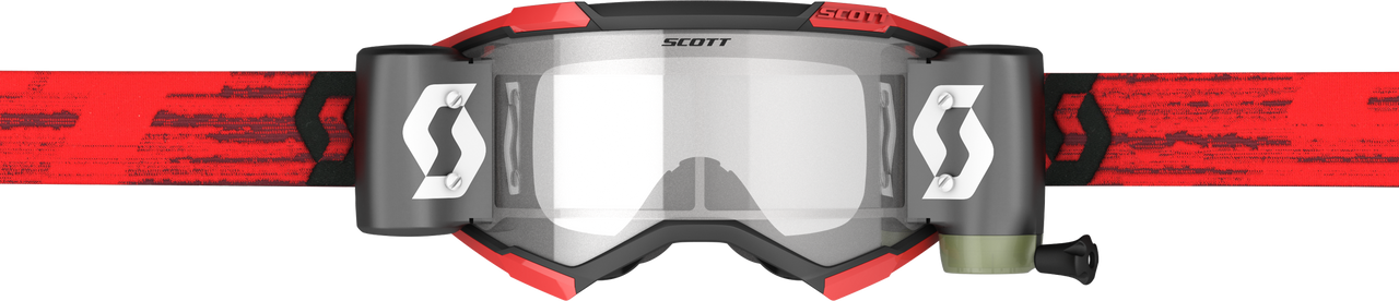 SCOTT - 278596-0084113 - FURY GOGGLE WFS DARK RED W/CLEAR WORKS