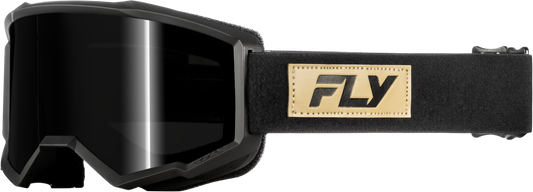 FLY Racing Focus Sand Goggle Sand Black/Tan with Dark Smoke Lens