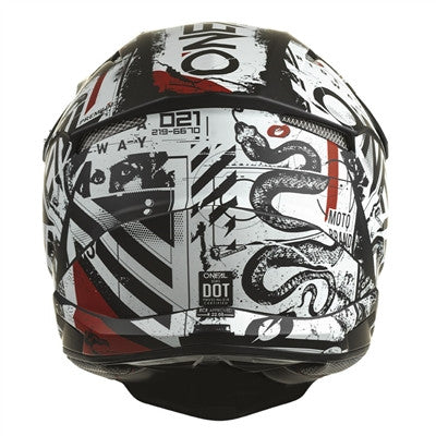 Oneal 2022 3 Series Scarz Helmet - Black/White/Red