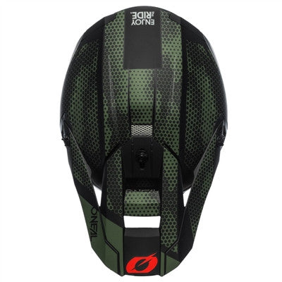 Oneal 2021 5 Series Covert Offroad Helmet - Black/Green
