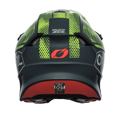 Oneal 2022 5 Series Covert Offroad Helmet - Charcoal/Neon