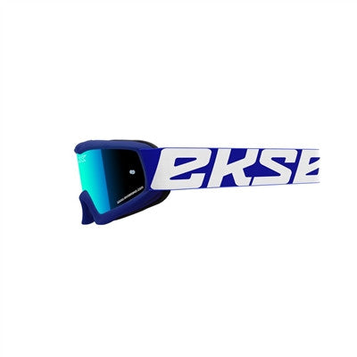 EKS X-Grom Youth Goggles - Blue/Blue Mirror Lens