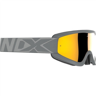 EKS Flat-Out Goggle - Fighter Grey with Gold Mirror