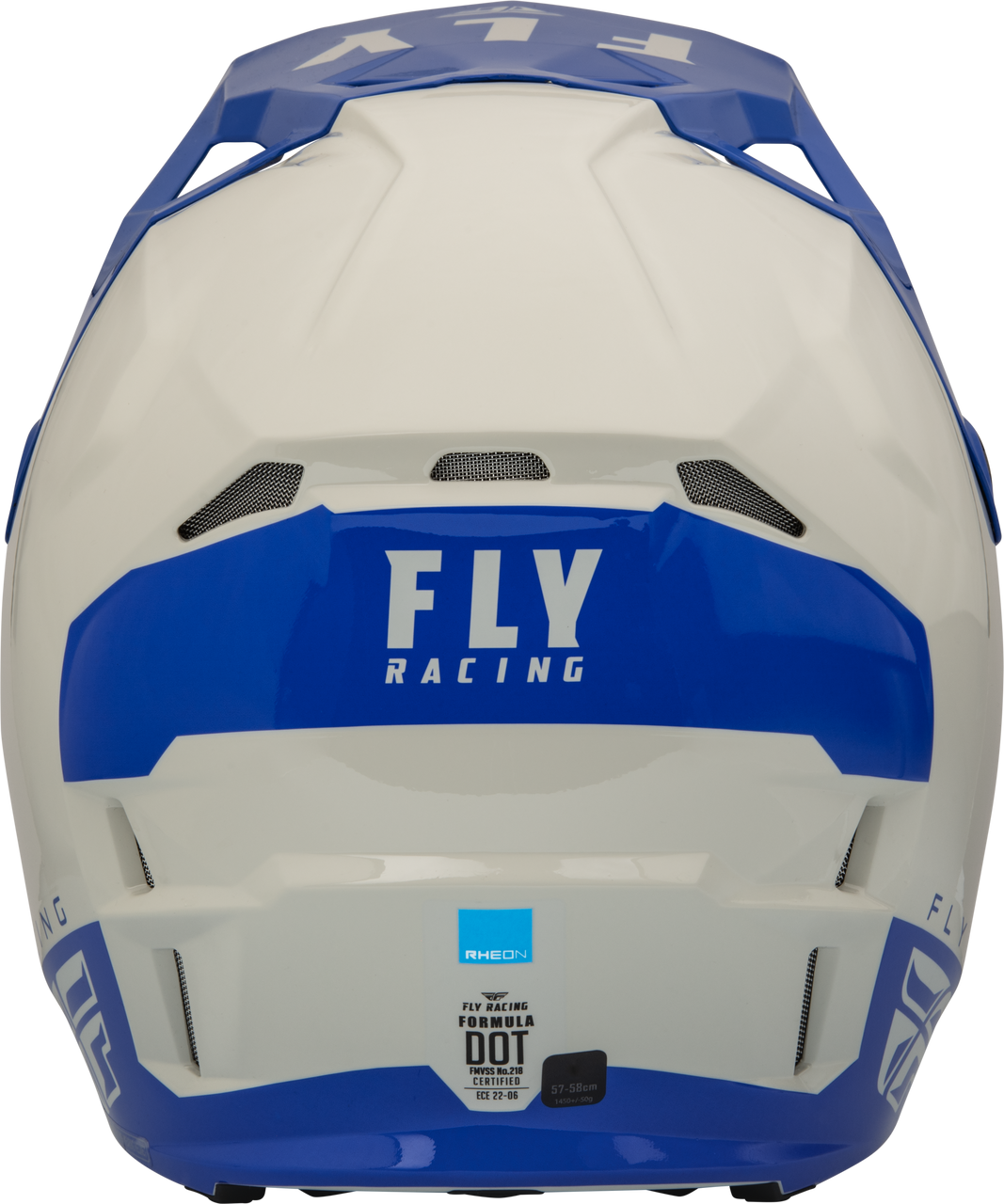 FLY Racing 2023 Youth Formula CP Slant Offroad Helmet Grey/Blue Youth Large