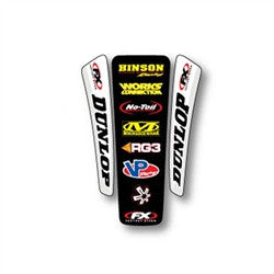 Factory Effex Honda Rear Fender Decal - Universal